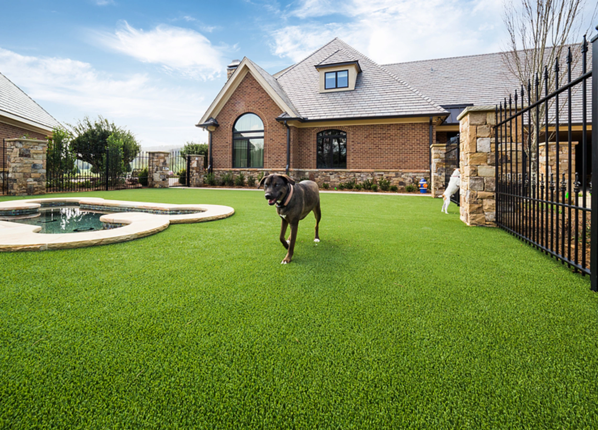 Premium artificial turf and custom putting green installation in Fayetteville and Washington County